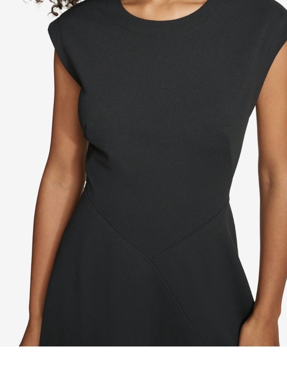 Calvin Klein Black Sleeveless A-Line Dress - Picture 6 of 6